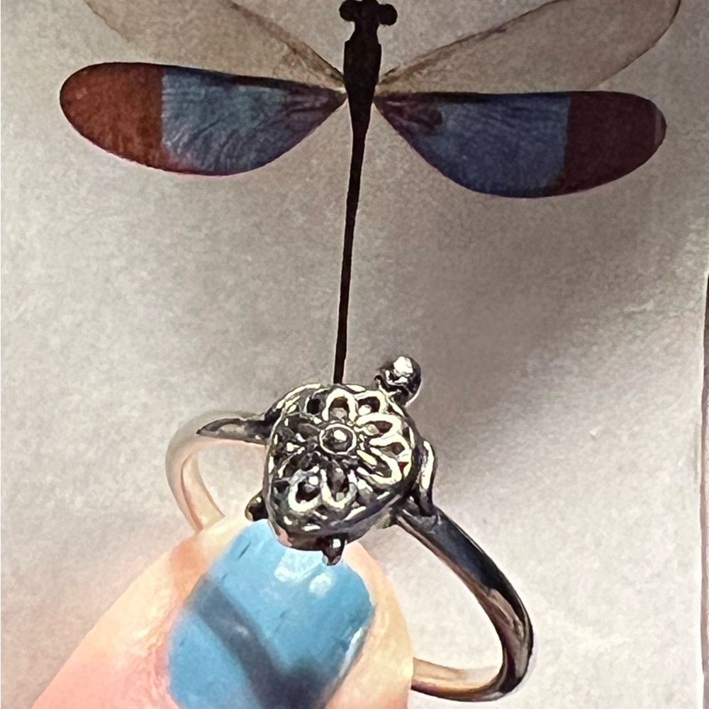 Turtle & Mandala Ring - image 4
